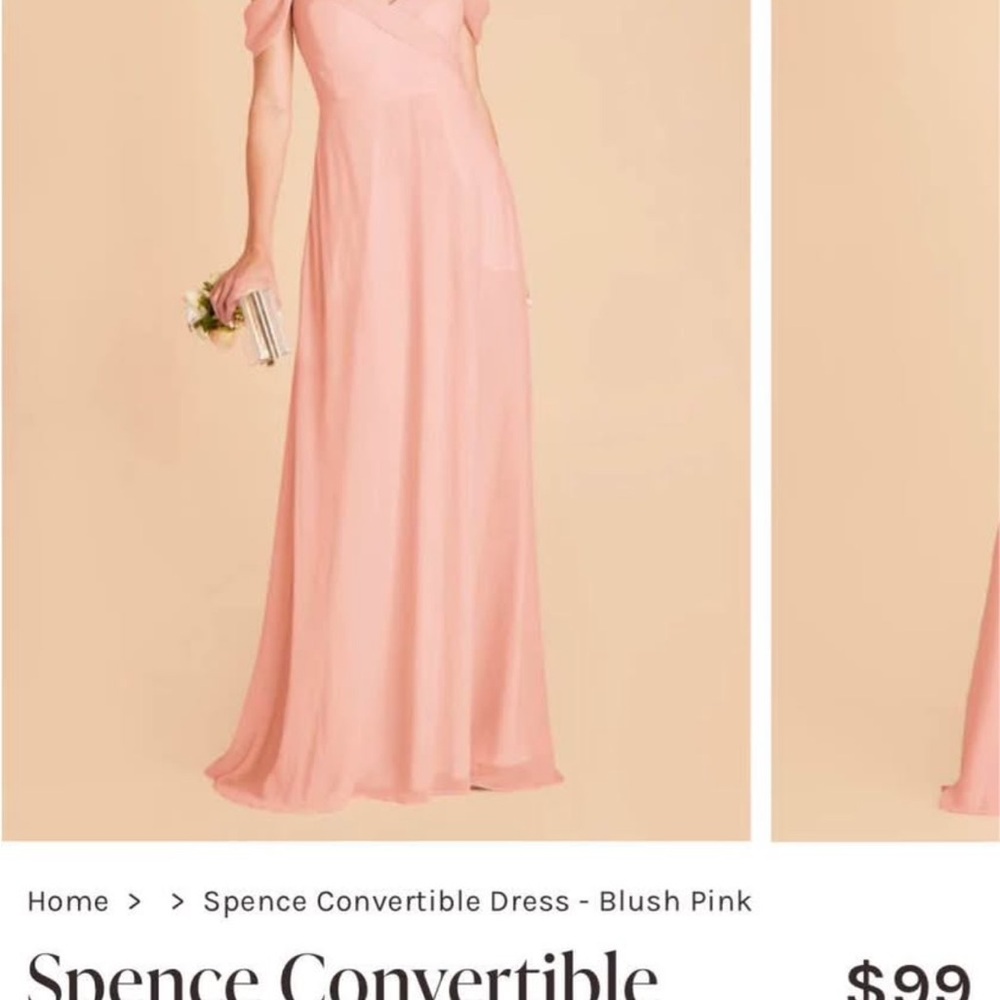 Blush Pink Convertible Dress